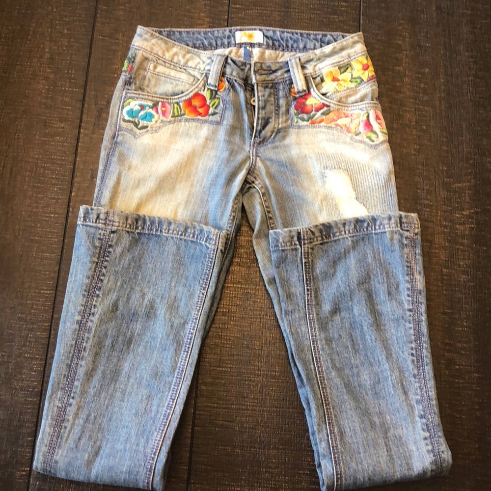 Antik vintage style jeans 🧡❤️💛💚💜💙